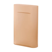 Vase en verre orange clair 48,5cm Ridge - Muuto