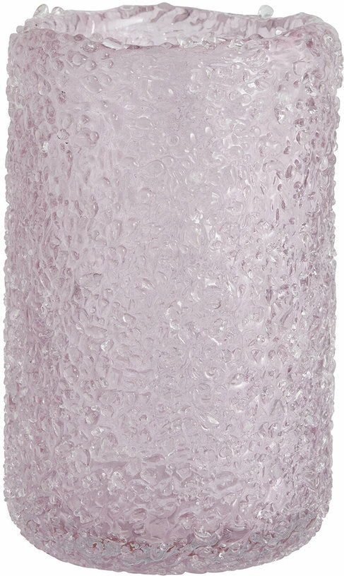 Vase en verre rose 19,5 cm Clyde - Nordal - The Cool Republic