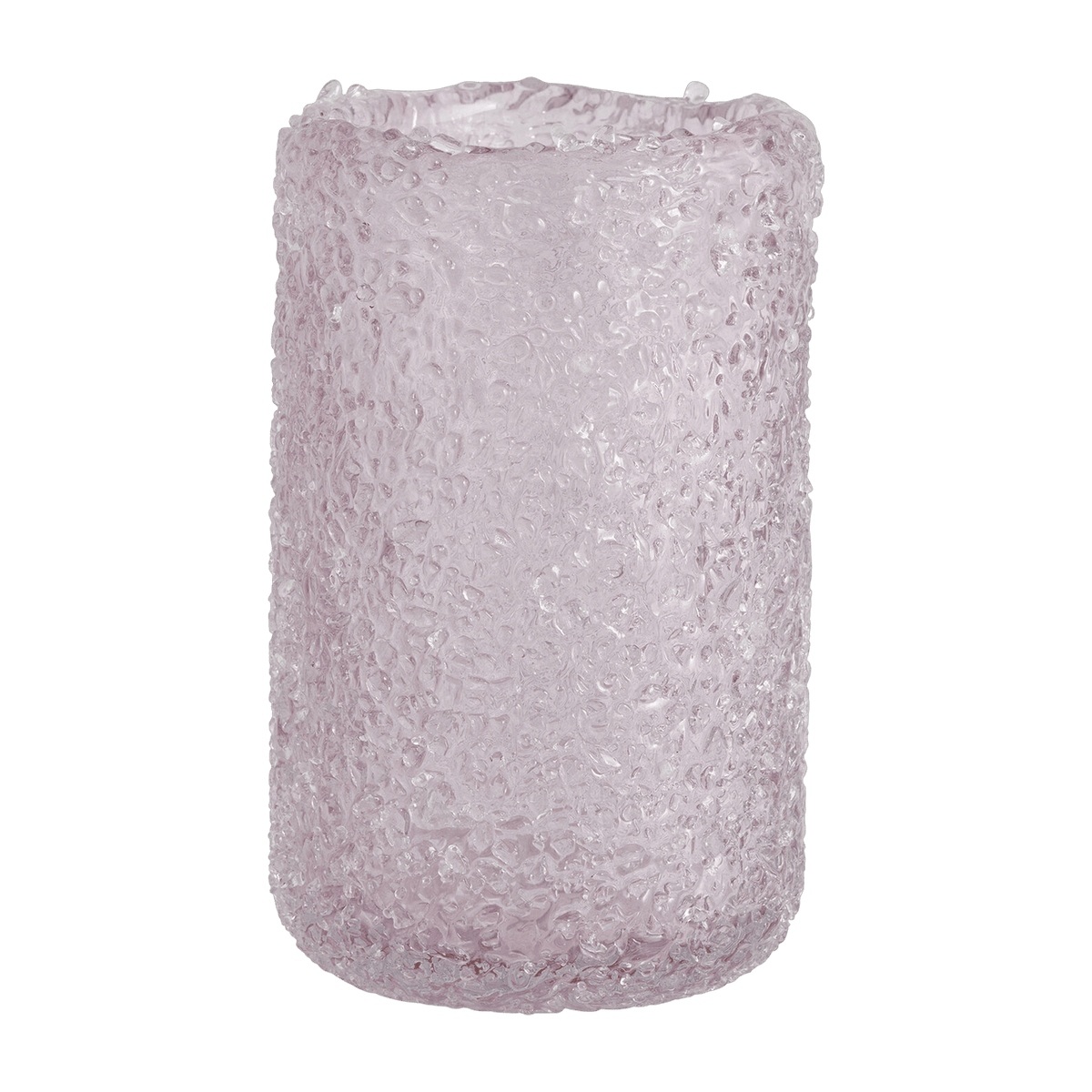 Vase en verre rose 19,5 cm Clyde - Nordal - The Cool Republic
