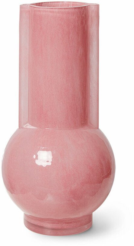 Vase en verre rose Flamingo - HKliving - The Cool Republic