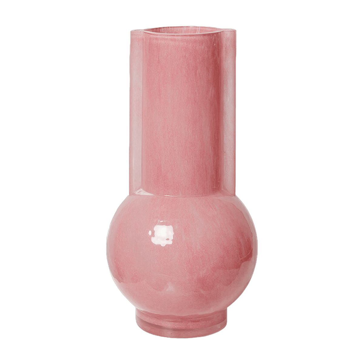 Vase en verre rose Flamingo - HKliving - The Cool Republic