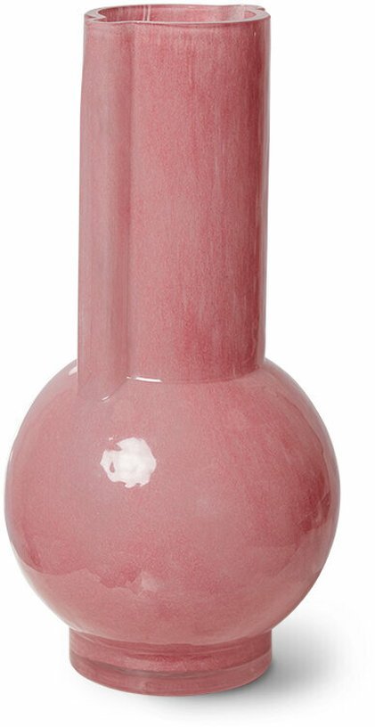Vase en verre rose Flamingo - HKliving - The Cool Republic