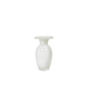 Vase en verre soufflé blanc 15,5x28cm Jasmin - Broste Copenhagen - The Cool Republic