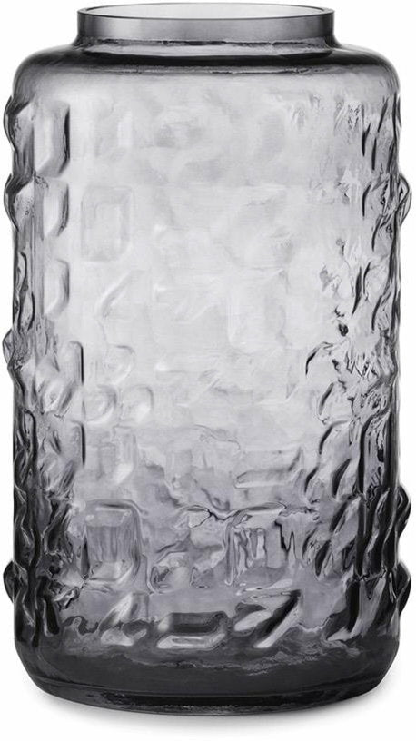 Vase en verre soufflé gris 31 cm Tombola Grey - Normann Copenhagen - The Cool Republic