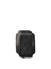 Vase en verre soufflé recyclé noir 25 cm Mokuri - Ferm Living - The Cool Republic