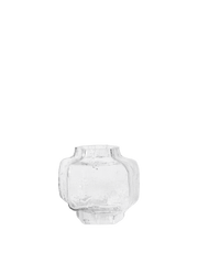 Vase en verre soufflé recyclé transparent 15 cm Mokuri - Ferm Living - The Cool Republic