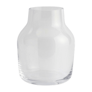 Vase en verre soufflé transparent 15 cm Silent - Muuto - The Cool Republic