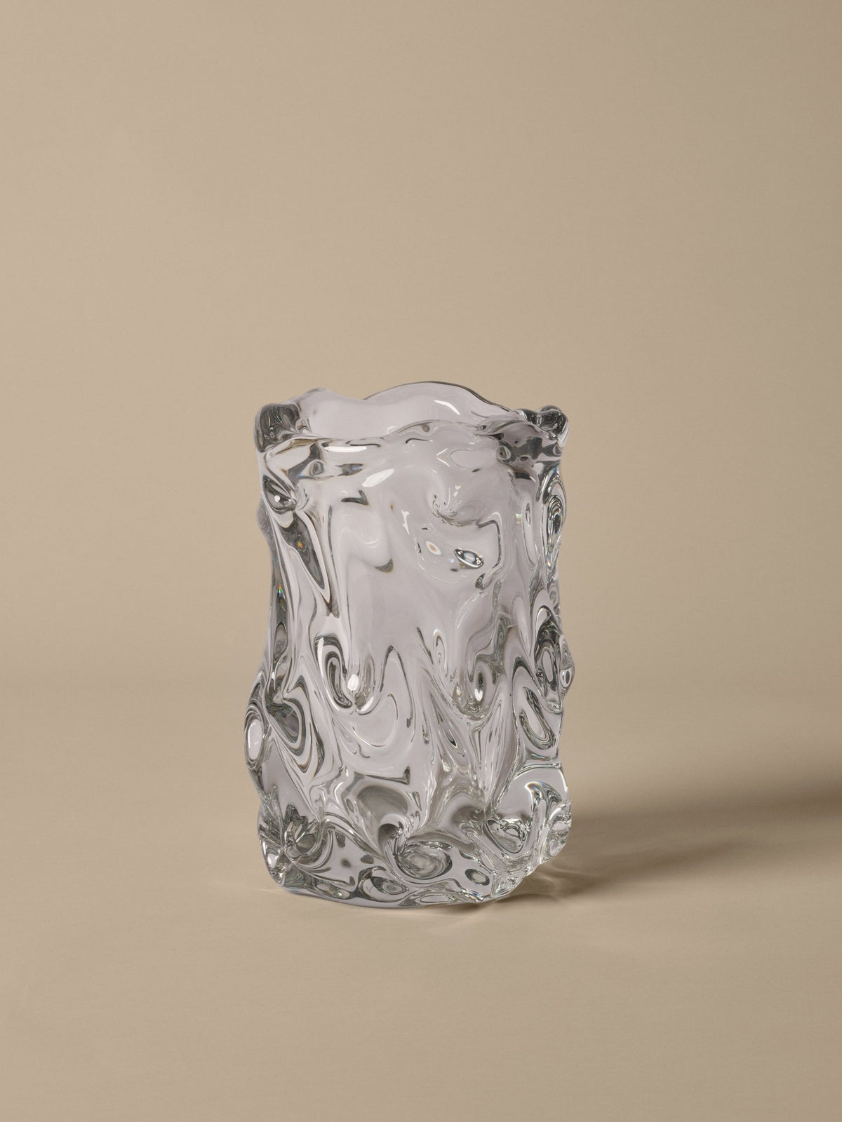 Vase en verre transparent 16 x 24 x 15 cm Virelle - Ferm Living - The Cool Republic