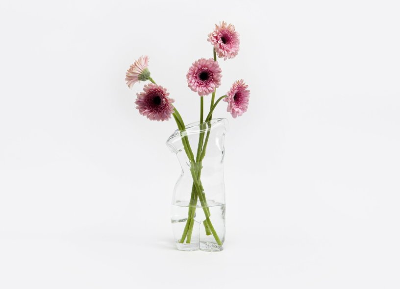 Vase en verre transparent Body Glass - DOIY - The Cool Republic