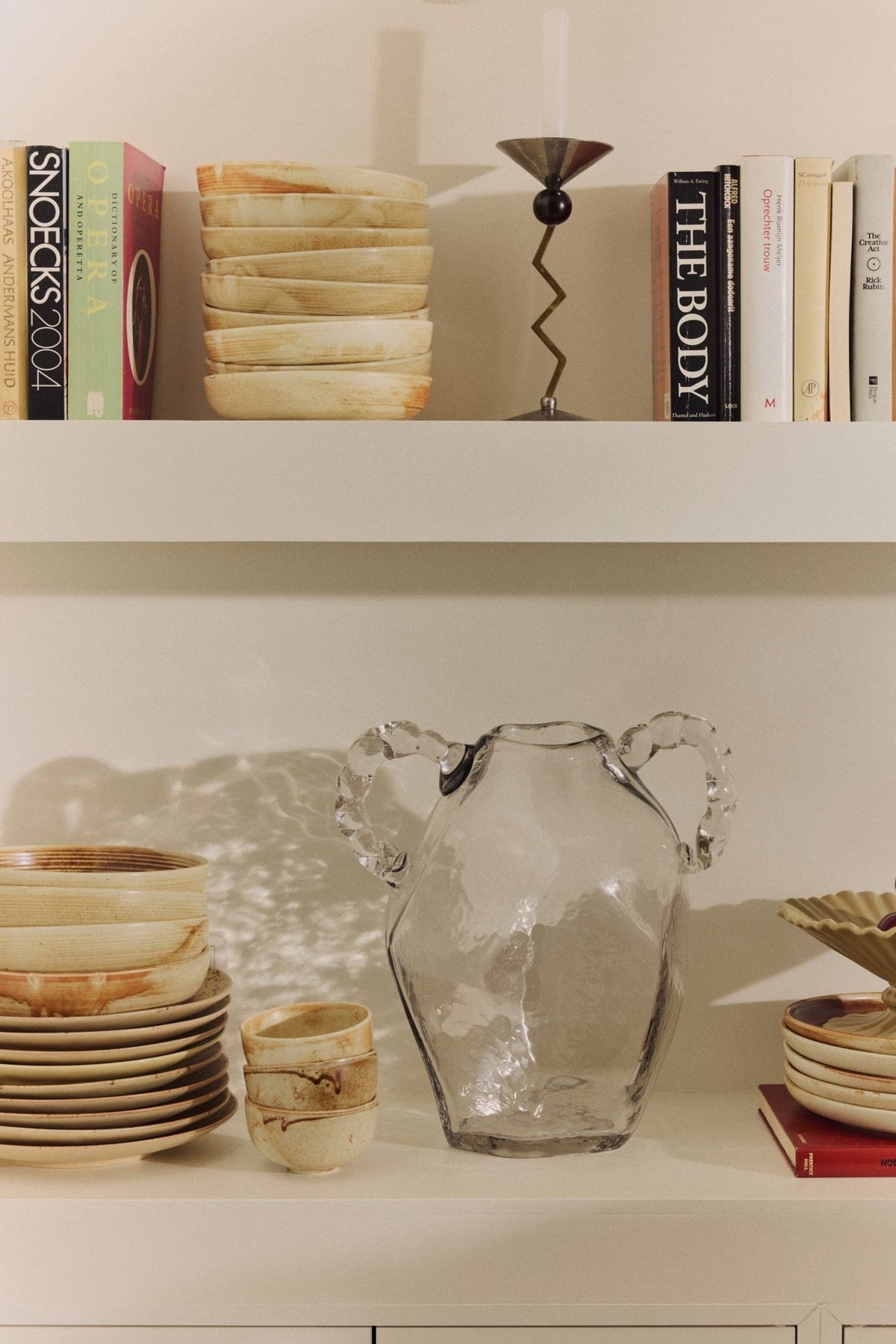 Vase en verre transparent Gemstone amfora - HKLIVING - The Cool Republic