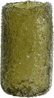 Vase en verre vert 19,5 cm Clyde - Nordal - The Cool Republic