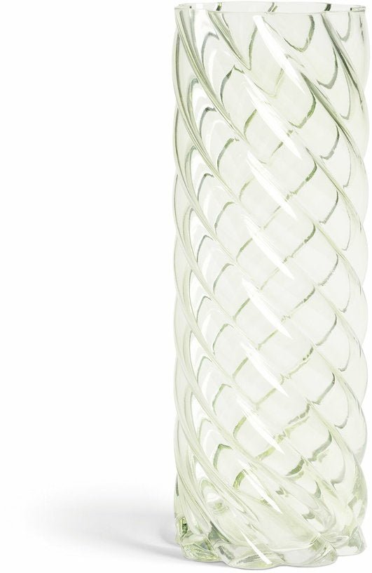 Vase en verre vert 33 cm Marshmallow - &Klevering - The Cool Republic