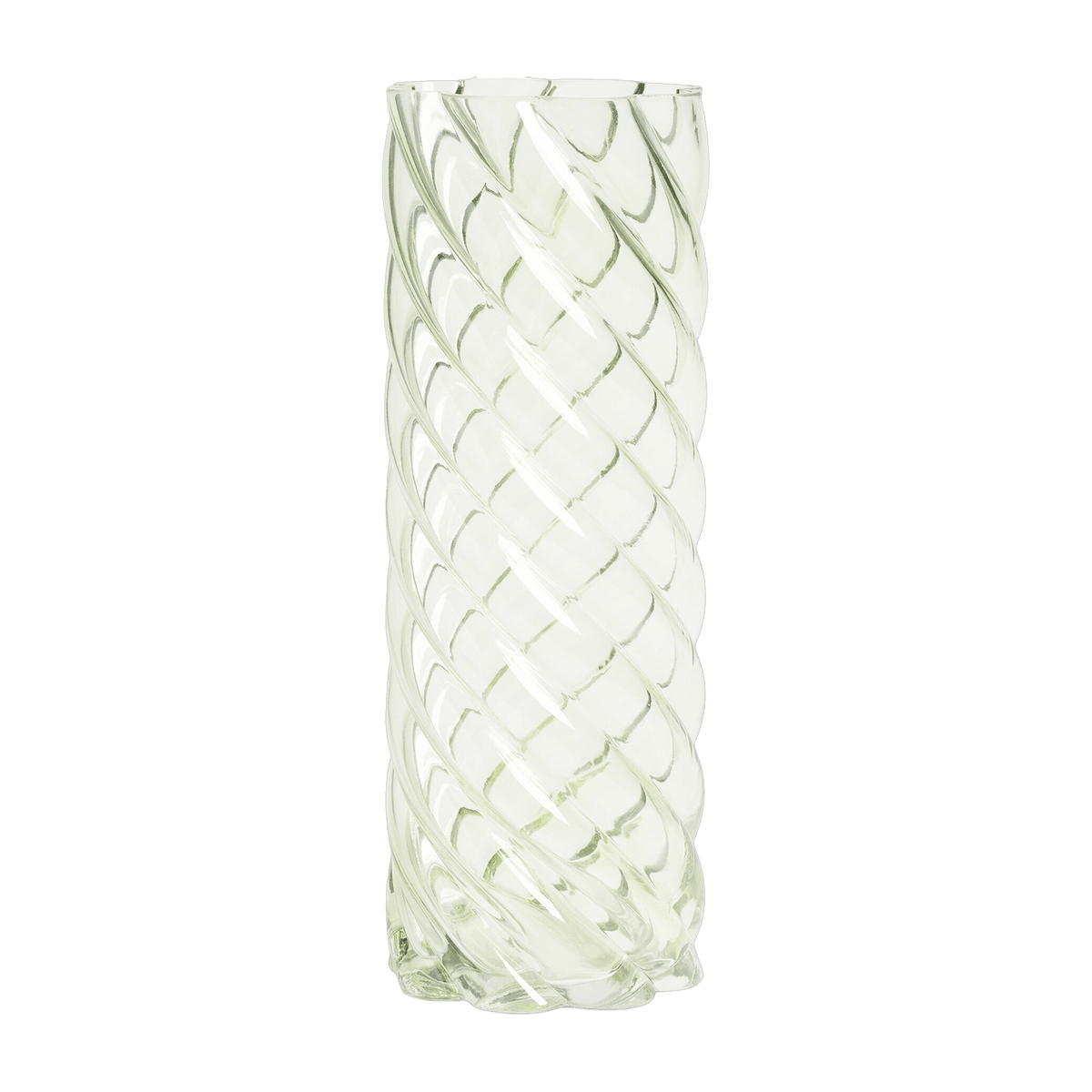 Vase en verre vert 33 cm Marshmallow - &Klevering - The Cool Republic