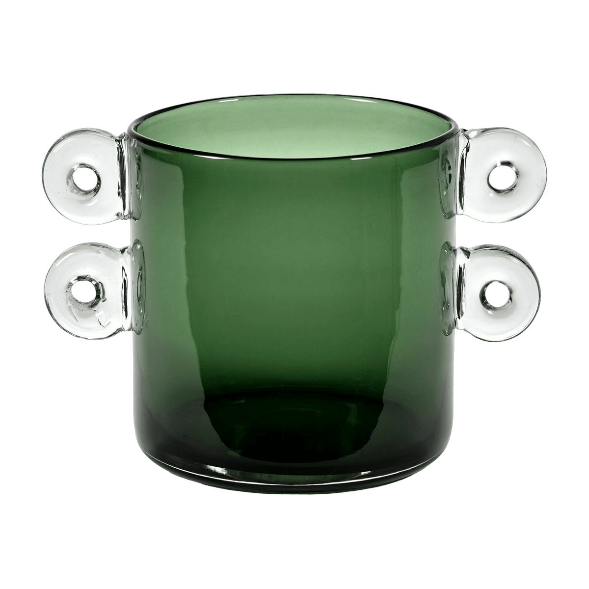 Vase en verre vert foncé Wind & Fire - Serax - The Cool Republic