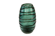 Vase en verre vert soufflé à la bouche 34x22,5x34cm - Versmissen - The Cool Republic