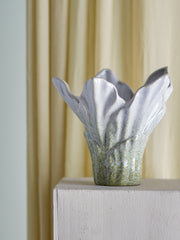 Vase Erato Grès Vert - Bloomingville