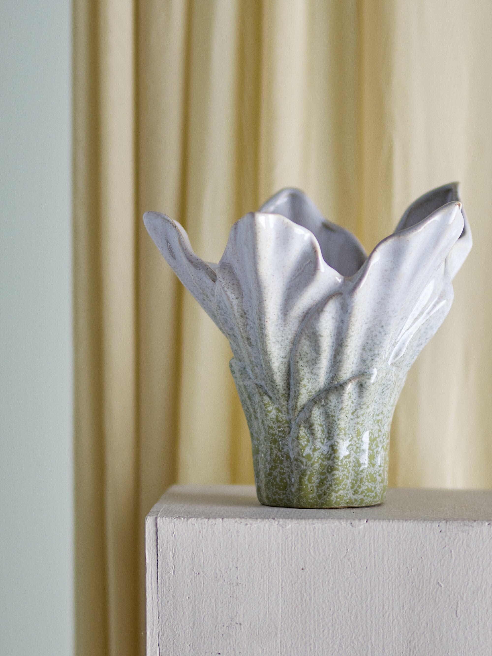 Vase Erato Grès Vert - Bloomingville