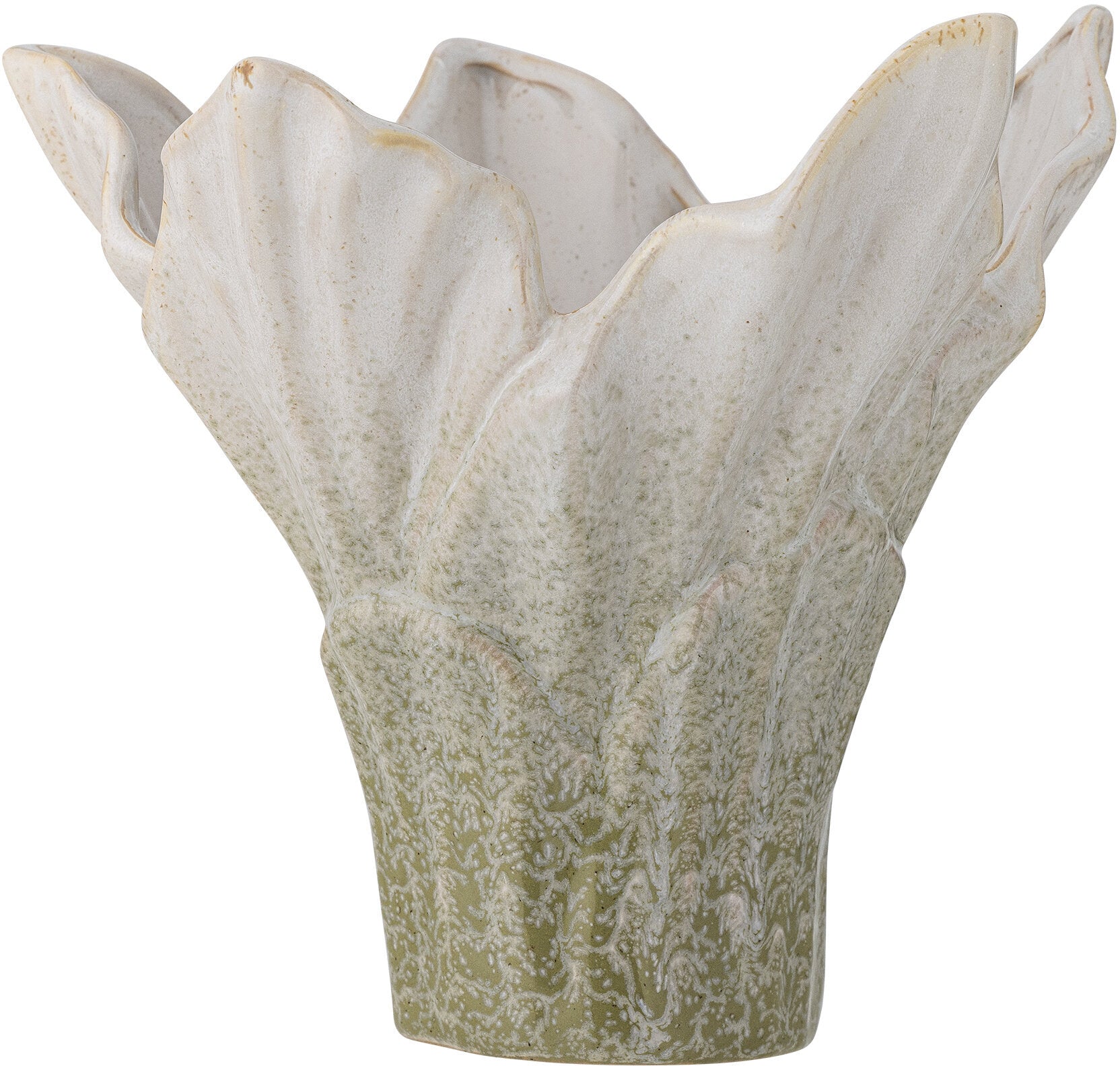 Vase Erato Grès Vert - Bloomingville