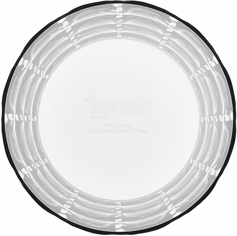 Vase gaufré transparent 23 cm Matelasse' - Kartell - The Cool Republic