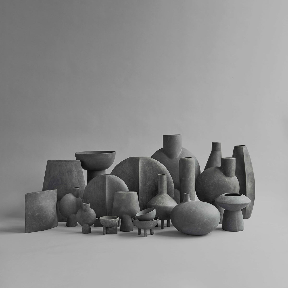 Vase gris foncé 25 cm Square - 101 Copenhagen - The Cool Republic