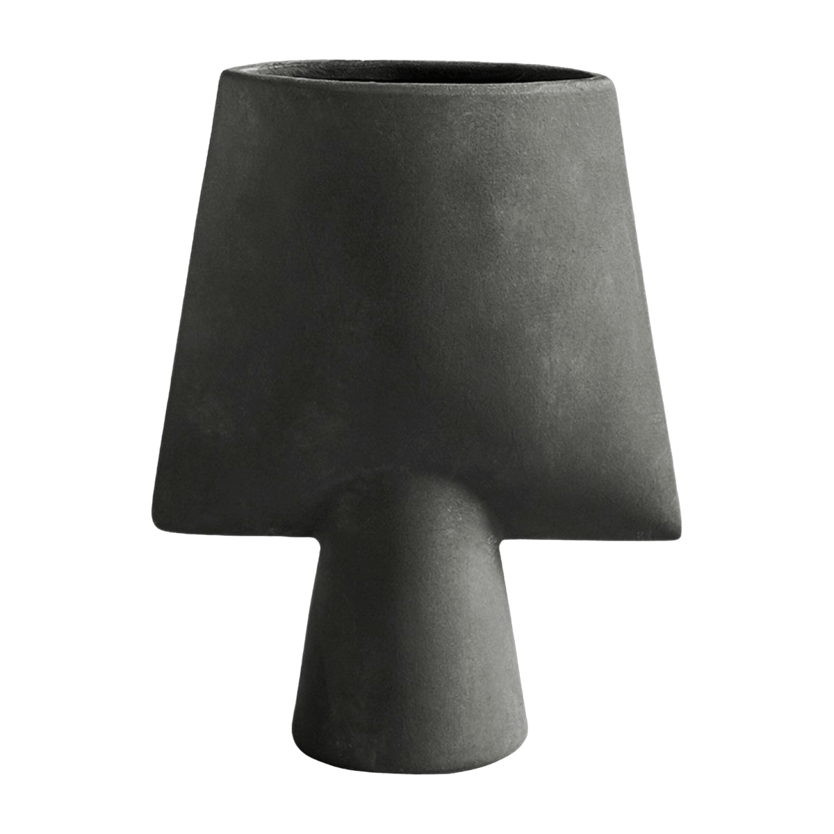 Vase gris foncé 25 cm Square - 101 Copenhagen - The Cool Republic