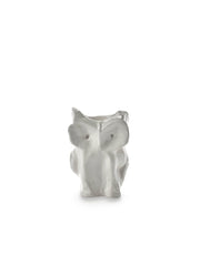 Vase hibou en grès blanc 12cm Après Minuit - Serax - The Cool Republic