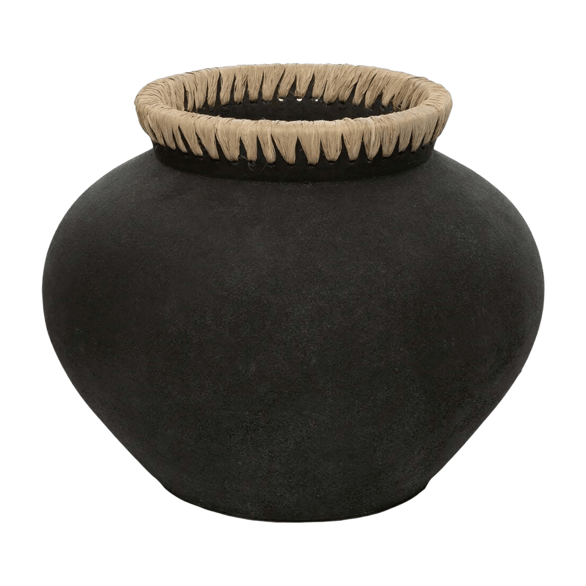 Vase L natural black Styly - Bazar Bizar - The Cool Republic