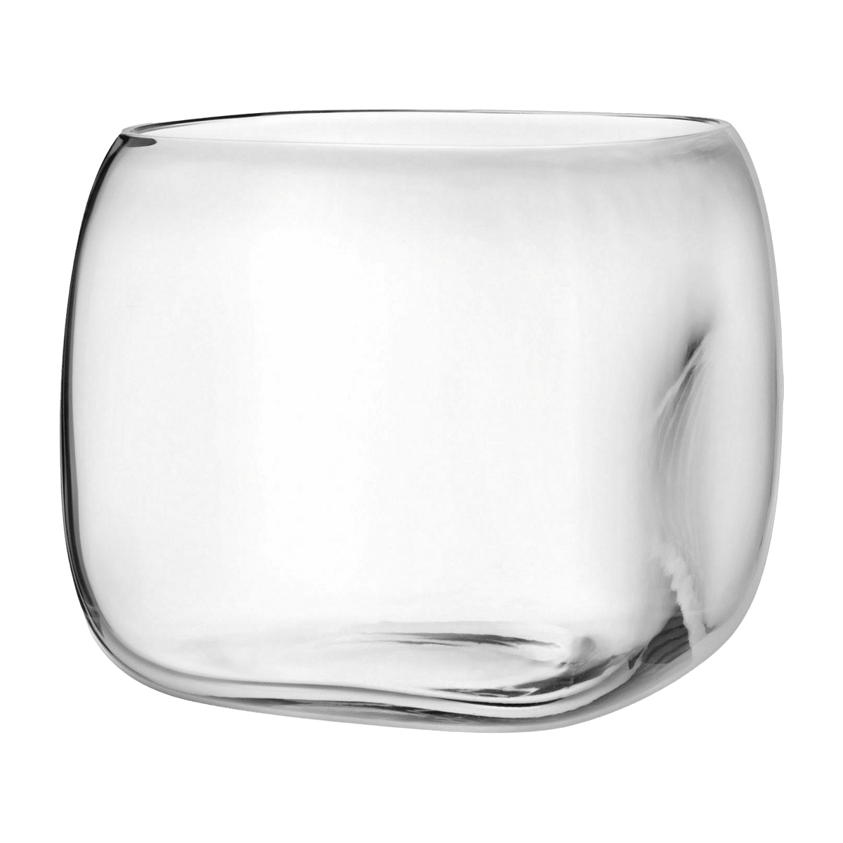 Vase large transparent Extra Mono box - Nude Glass - The Cool Republic