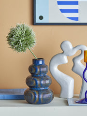 Vase Myrtle Grès bleu - Bloomingville