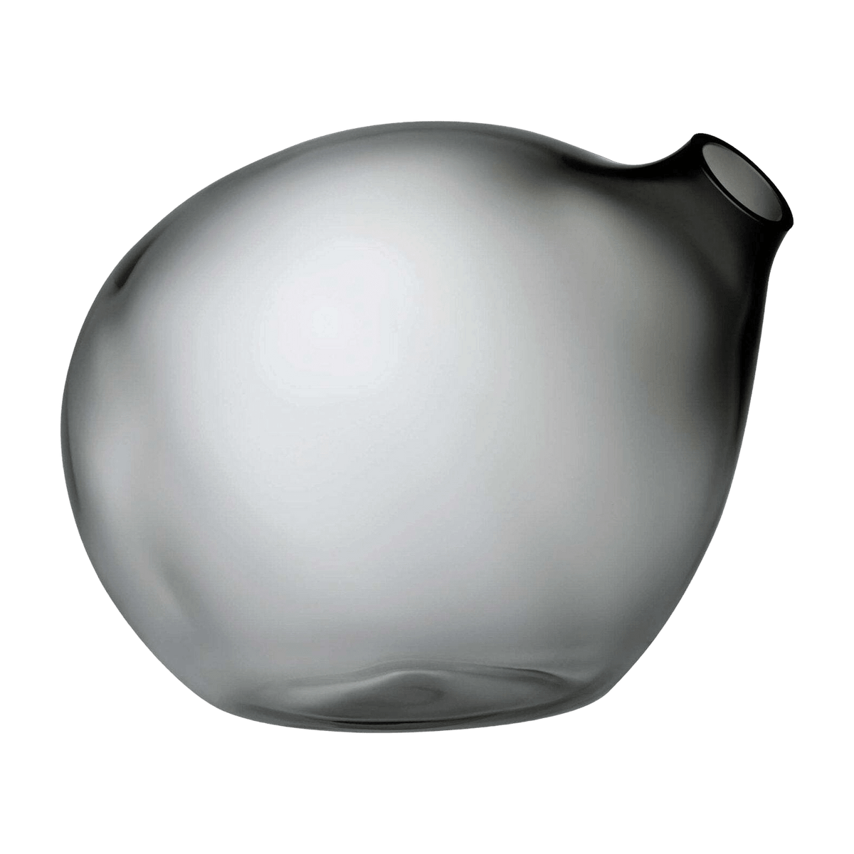 Bubble Vase Medium Smoke - Nude Glass - The Cool Republic