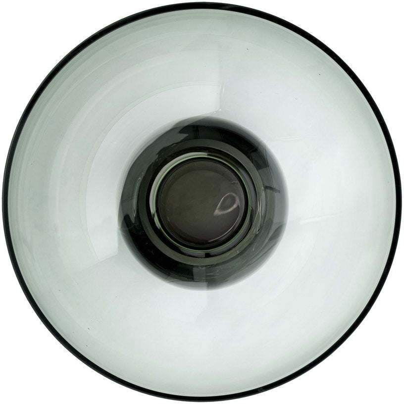 Vase noir et vert Torus L - AYTM - The Cool Republic