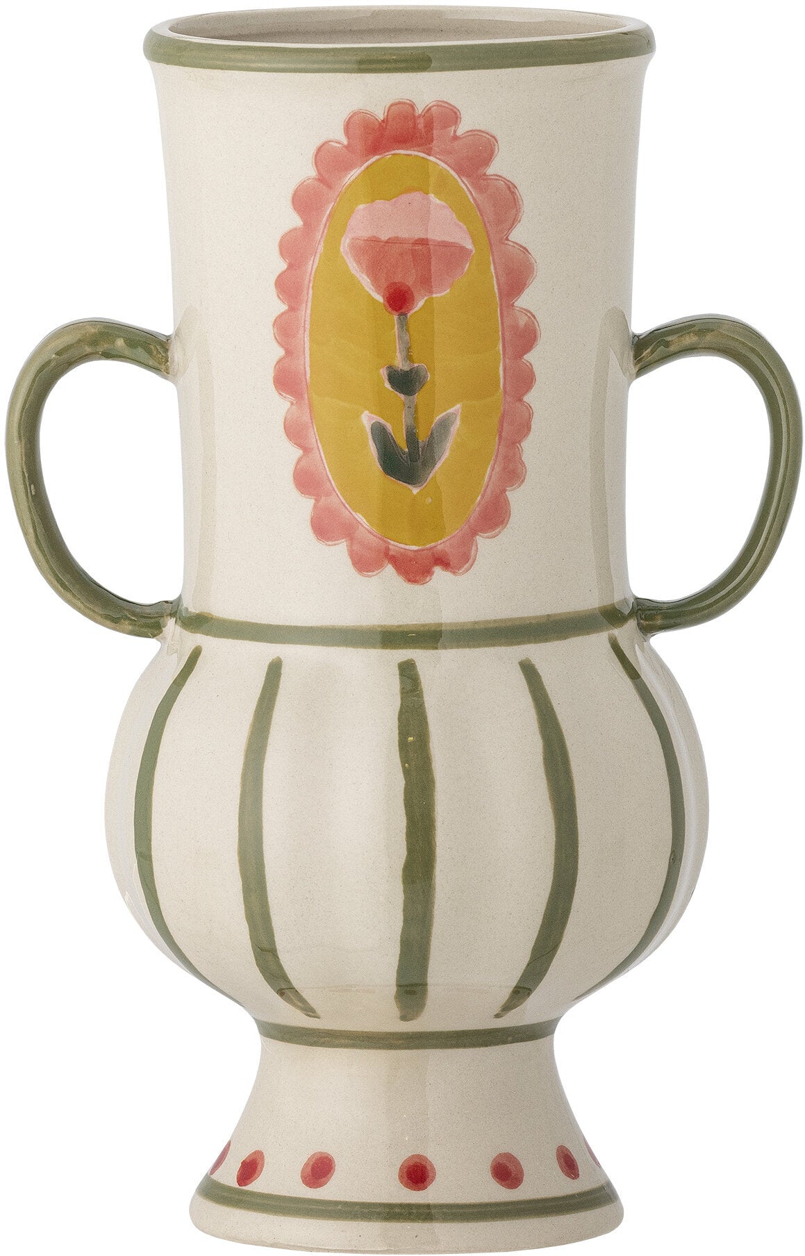 Vase Odina en grès vert - Bloomingville