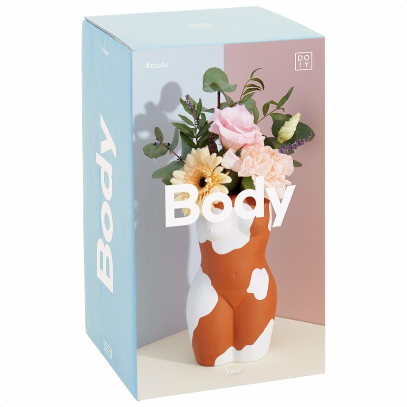 Vase orange S Body Vitiligo - DOIY - The Cool Republic