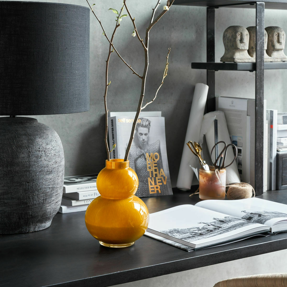 Vase Rasu Amber - House Doctor