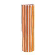 Vase rayé en porcelaine orange et rose 28 cm Ray - &Klevering - The Cool Republic