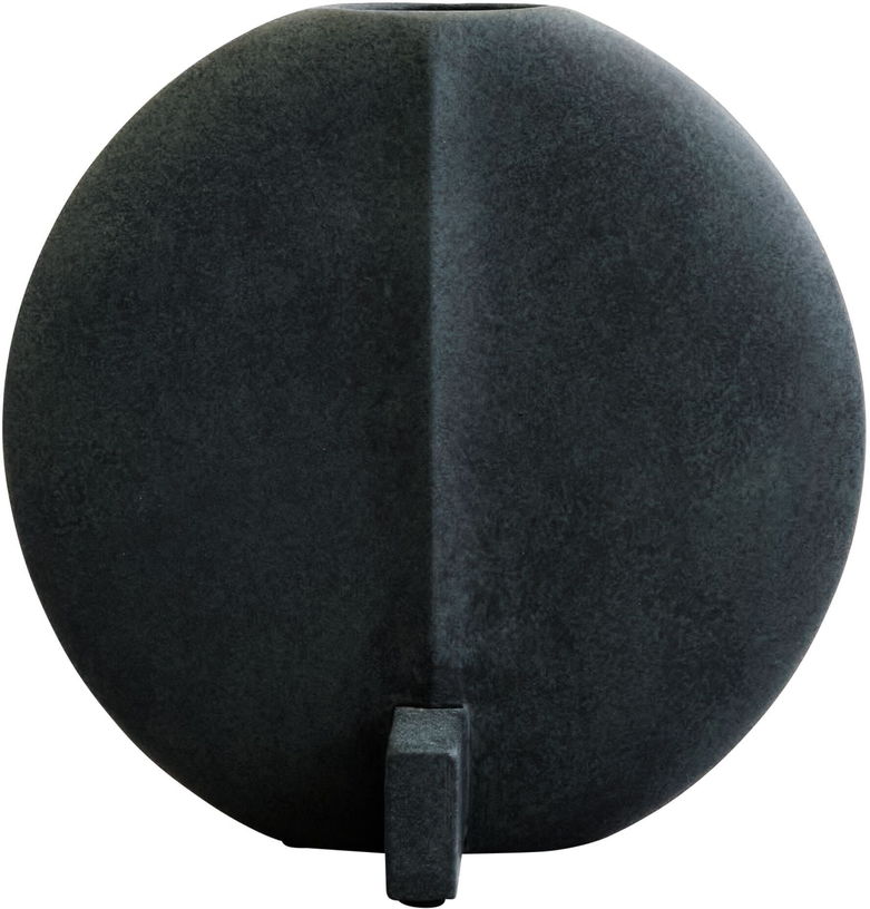 Vase rond en cérémique noir 23cm Guggenheim - 101 Copenhagen - The Cool Republic
