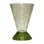 Vase rond en verre vert 20x29 cm Abyss - Hübsch - The Cool Republic