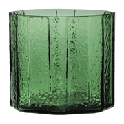 Vase rond en verre vert 23x20 cm Emerald - Hübsch - The Cool Republic