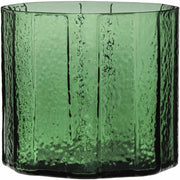 Vase rond en verre vert 23x20 cm Emerald - Hübsch - The Cool Republic