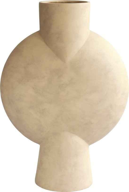 Vase rond géant en céramique sable 100x75cm Sphere - 101 Copenhagen - The Cool Republic