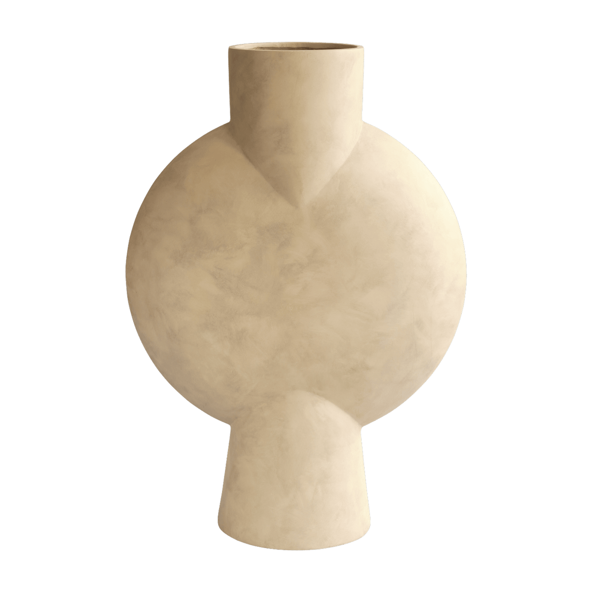 Vase rond géant en céramique sable 100x75cm Sphere - 101 Copenhagen - The Cool Republic