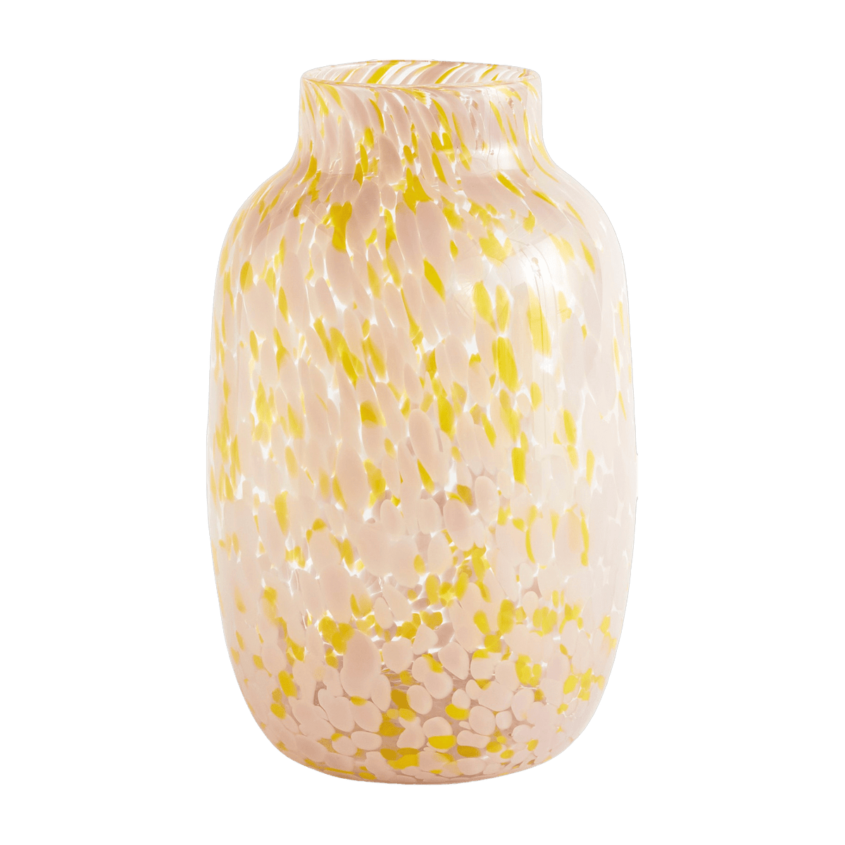 Vase rose et jaune Round L Splash - HAY - The Cool Republic