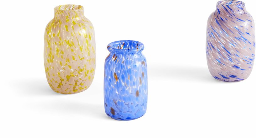 Vase rose et jaune Round L Splash - HAY - The Cool Republic