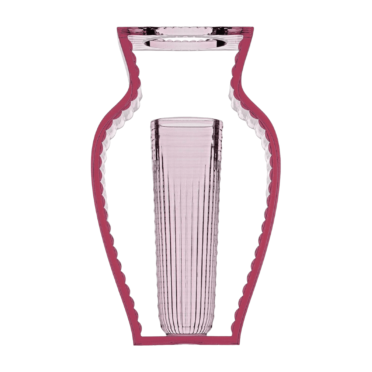 Vase rose I Shine - Kartell - The Cool Republic