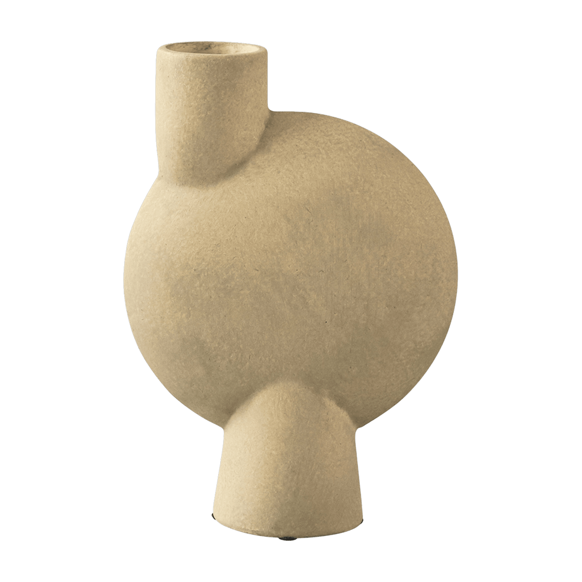 Vase sphérique beige 26 cm Bulb - 101 Copenhagen - The Cool Republic
