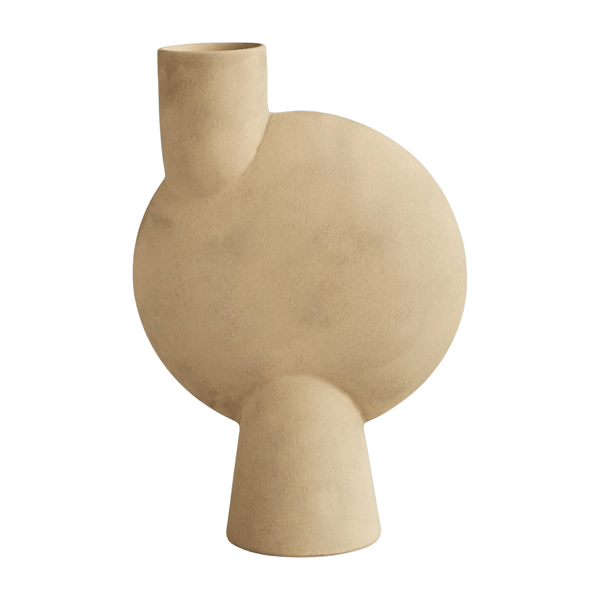 Vase sphérique beige 43 cm Bulb - 101 Copenhagen - The Cool Republic