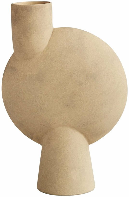 Vase sphérique beige 43 cm Bulb - 101 Copenhagen - The Cool Republic