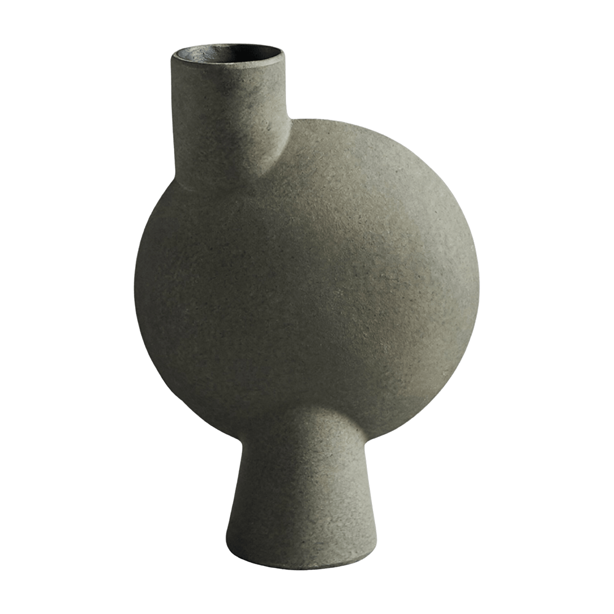 Vase sphérique gris 26 cm Bulb - 101 Copenhagen - The Cool Republic