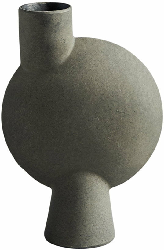 Vase sphérique gris 26 cm Bulb - 101 Copenhagen - The Cool Republic