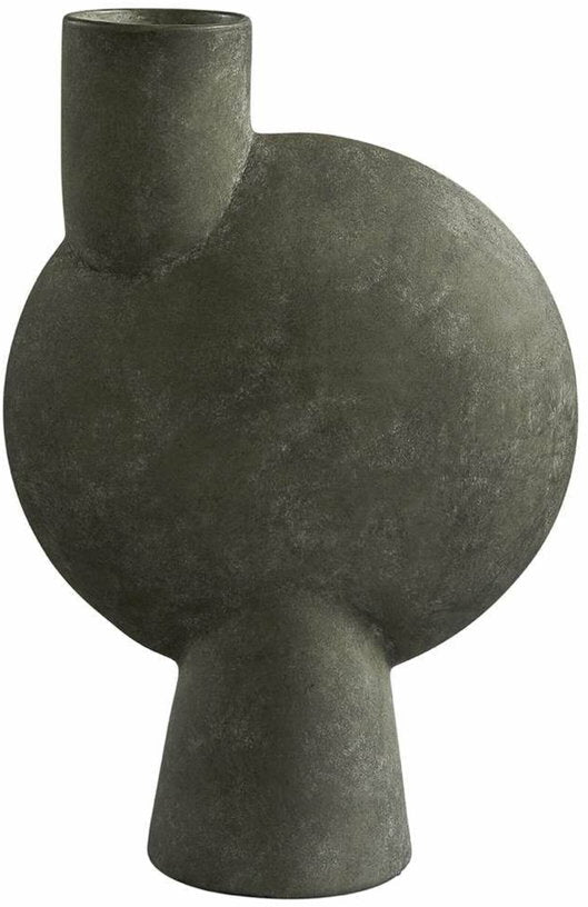 Vase sphérique gris 43 cm Bulb - 101 Copenhagen - The Cool Republic